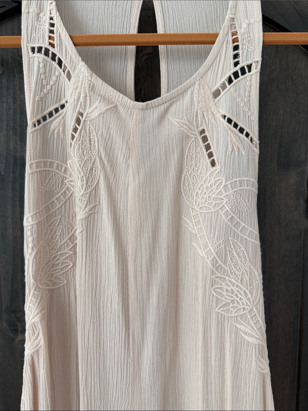 Embroidered Hi Low Tunic Dress